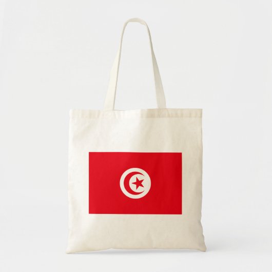 Tunesien-Flagge Tragetasche (Vorne)
