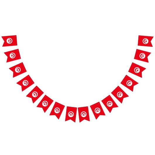 Tunesien-Flagge Wimpelkette (Alle)