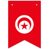 Tunesien-Flagge Wimpelkette (Erste Fahne)