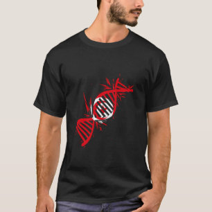 Tunesien Flaggen-DNA-Molekül Tunesischer Stolz Tun T-Shirt