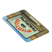 Tunesien - Foto aus der Ferne Magnet (Rechte Seite)