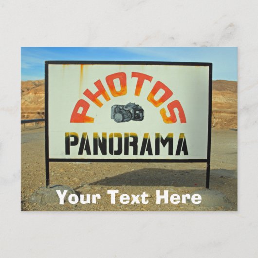Tunesien Foto-Stopp anpassbare Postkarte (Vorderseite)