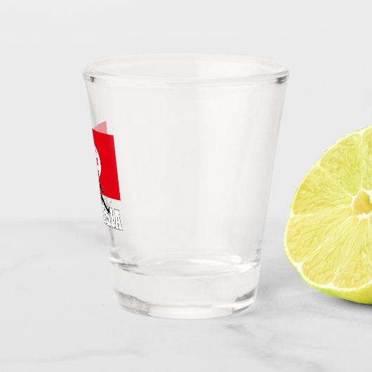 Tunesien Fußball Fußballnationalmannschaft Shootgl Schnapsglas (Rechts)