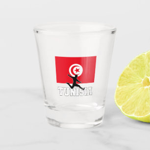 Tunesien Fußball Fußballnationalmannschaft Shootgl Schnapsglas