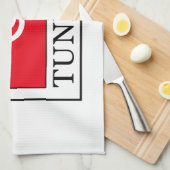 Tunesien Geschirrtuch (Viertel Falte)