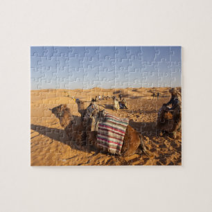 Tunesien, Ksour-Gebiet, Ksar Ghilane, Grand Erg 3 Puzzle