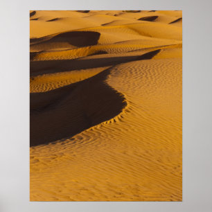 Tunesien, Ksour-Gebiet, Ksar Ghilane, Grand Erg Poster