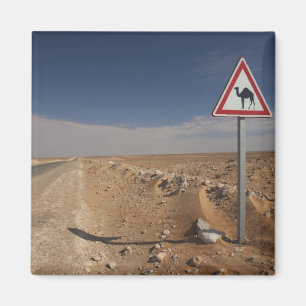 Tunesien, Ksour-Gebiet, Ksar Ghilane, Öl-Pipeline Magnet
