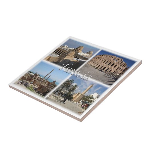 TUNESIEN, Mosaik, Afrika, Fliese (Seite)