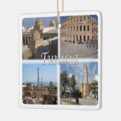 TUNESIEN, Mosaik, Afrika, Keramikornament (Links)