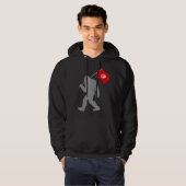 Tunesien oder tunesische Flagge Hoodie (Vorne ganz)