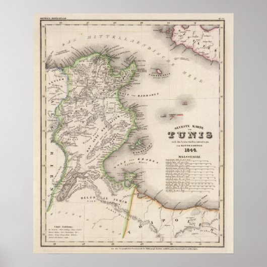 Tunesien Poster (Vorne)