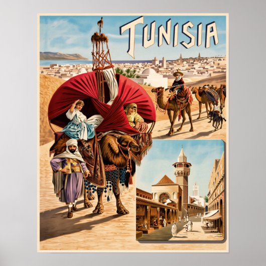 Tunesien Poster (Vorne)