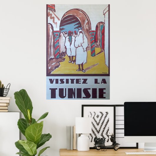 Tunesien Poster (Heimbüro)