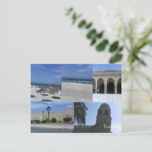 Tunesien Postkarte (Stehend Vorderseite)