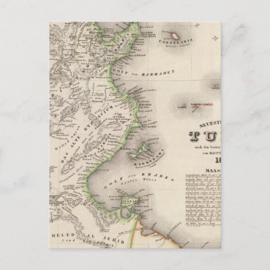 Tunesien Postkarte (Vorderseite)