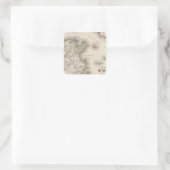 Tunesien Quadratischer Aufkleber (Tasche)