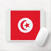 Tunesien-Qualitäts-Flagge Mousepad (Mit Mouse)