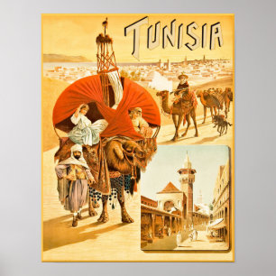 Tunesien-Reiseplakat Poster
