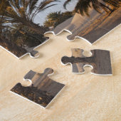 Tunesien, Sahara-Wüste, Douz, Great Dune, Palme Puzzle (Seite)