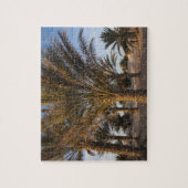 Tunesien, Sahara-Wüste, Douz, Great Dune, Palme Puzzle (Vertikal)