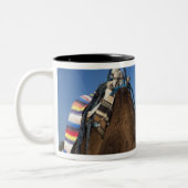 Tunesien, Sahara Wüste, Douz, Zone Touristique, Zweifarbige Tasse (Links)