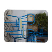 Tunesien, Sidi Bou sagte, Kaffeestühle Magnet (Horizontal)