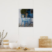 Tunesien, Sidi Bou sagte, Kaffeestühle Poster (Küche)