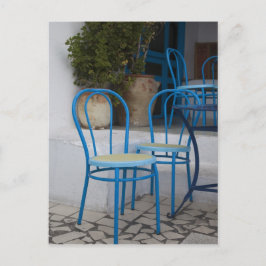 Tunesien, Sidi Bou sagte, Kaffeestühle Postkarte