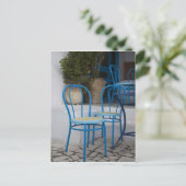 Tunesien, Sidi Bou sagte, Kaffeestühle Postkarte (Stehend Vorderseite)
