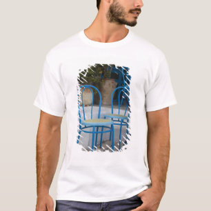 Tunesien, Sidi Bou Said, Café-Stühle T-Shirt