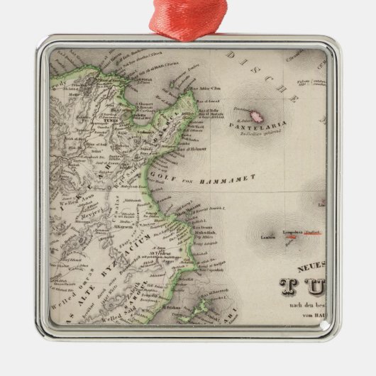 Tunesien Silbernes Ornament (Vorne)