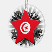 Tunesien-Stern Keramik Ornament (Links)