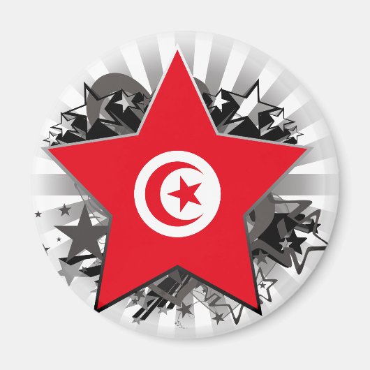 Tunesien Stern Magnet (Vorne)