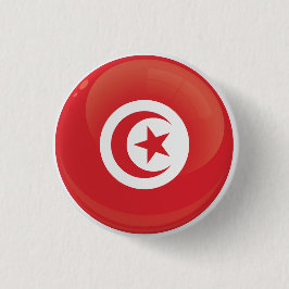 Tunesien-Symbol-Flagge Button