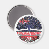 Tunesien Tunesien Neuseeländischer Baumbestand Magnet (Vorderseite/Rückseite)