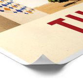 Tunesien Tunis Plakat (Ecke)