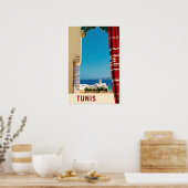Tunesien Tunis Plakat (Küche)