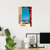 Tunesien Tunis Plakat (Heimbüro)