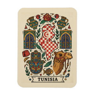 Tunesien Tunis Reise Magnet