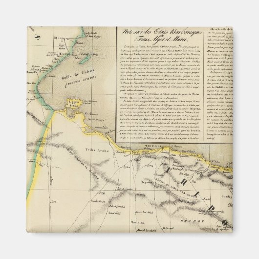 Tunesien und Libyen Magnet (Vorne)