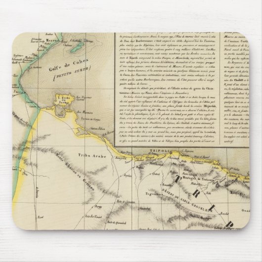 Tunesien und Libyen Mousepad (Vorne)