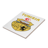 Tunesien-Wappen Fliese (Seite)