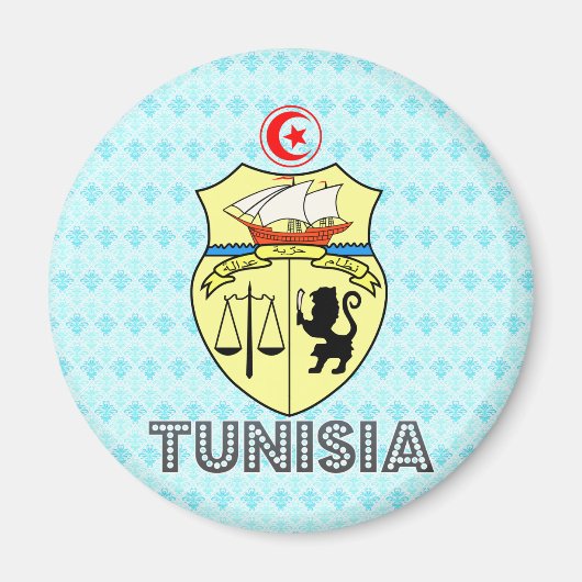 Tunesien-Wappen Magnet (Vorne)