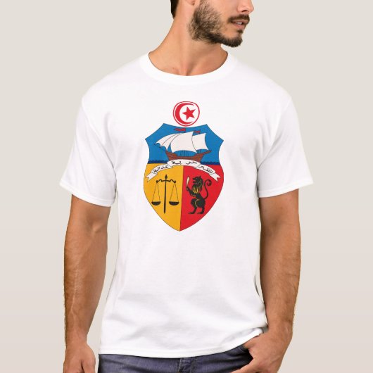 Tunesien-Wappen T - Shirt (Vorderseite)