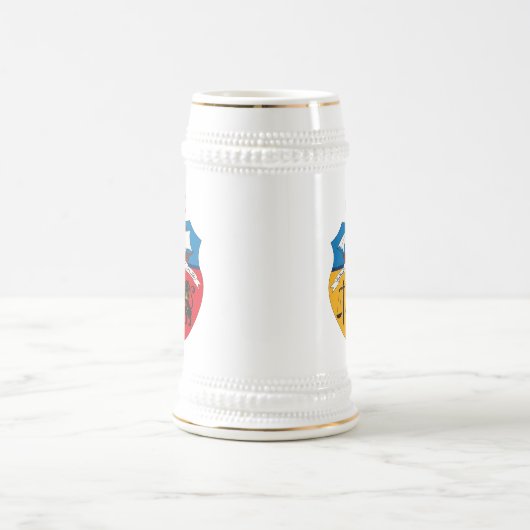 Tunesien-Wappen Tasse (Mittel)