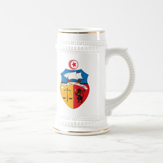 Tunesien-Wappen Tasse (Rechts)
