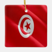 TUNESIEN, Waving Flag, Afrika, Keramikornament (Vorderseite)