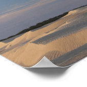 Tunesien, Wüste Sahara, Douz, großer Düne, Dämmeru Poster (Ecke)