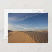 Tunesien, Wüste Sahara, Douz, Großer Düne, Dämmeru Postkarte (Vorne/Hinten)